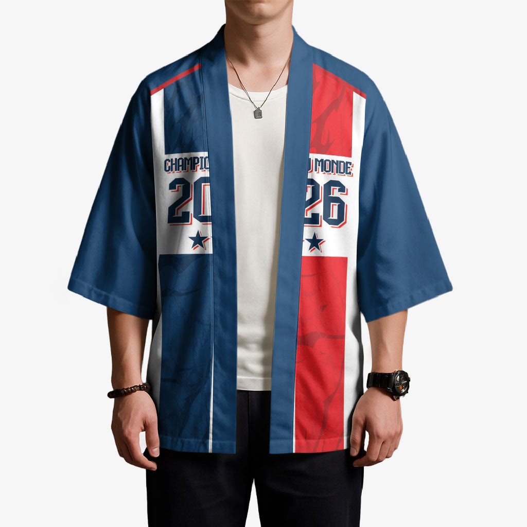 France Champion du Monde 2026 Custom Kimono Allez les Bleus