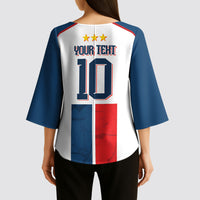 France Champion du Monde 2026 Custom Kimono Sleeve Blouse Allez les Bleus