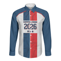 France Champion du Monde 2026 Custom Long Sleeve Button Shirt Allez les Bleus