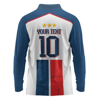 France Champion du Monde 2026 Custom Long Sleeve Polo Shirt Allez les Bleus