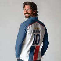 France Champion du Monde 2026 Custom Long Sleeve Polo Shirt Allez les Bleus
