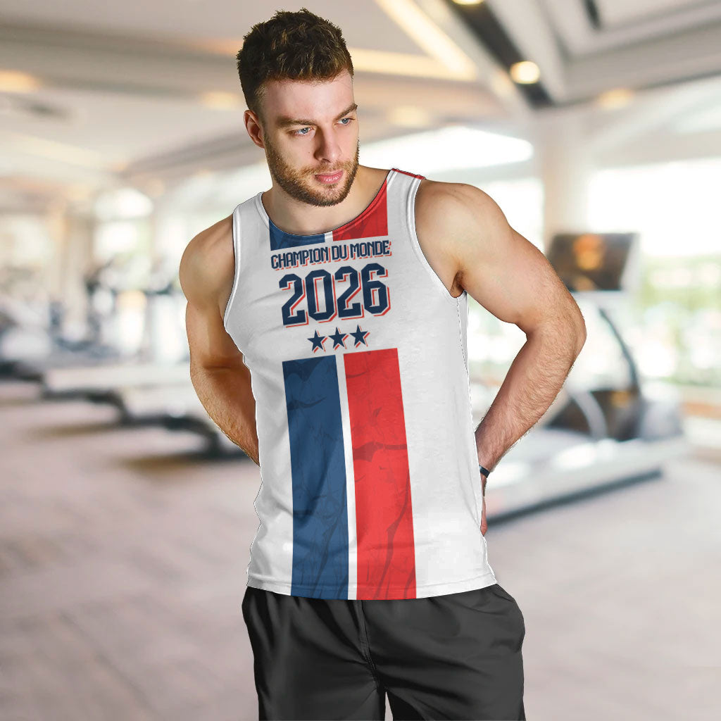 France Champion du Monde 2026 Custom Men Tank Top Allez les Bleus