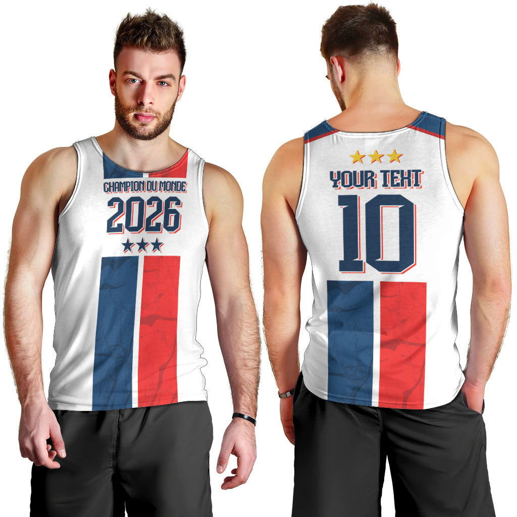France Champion du Monde 2026 Custom Men Tank Top Allez les Bleus