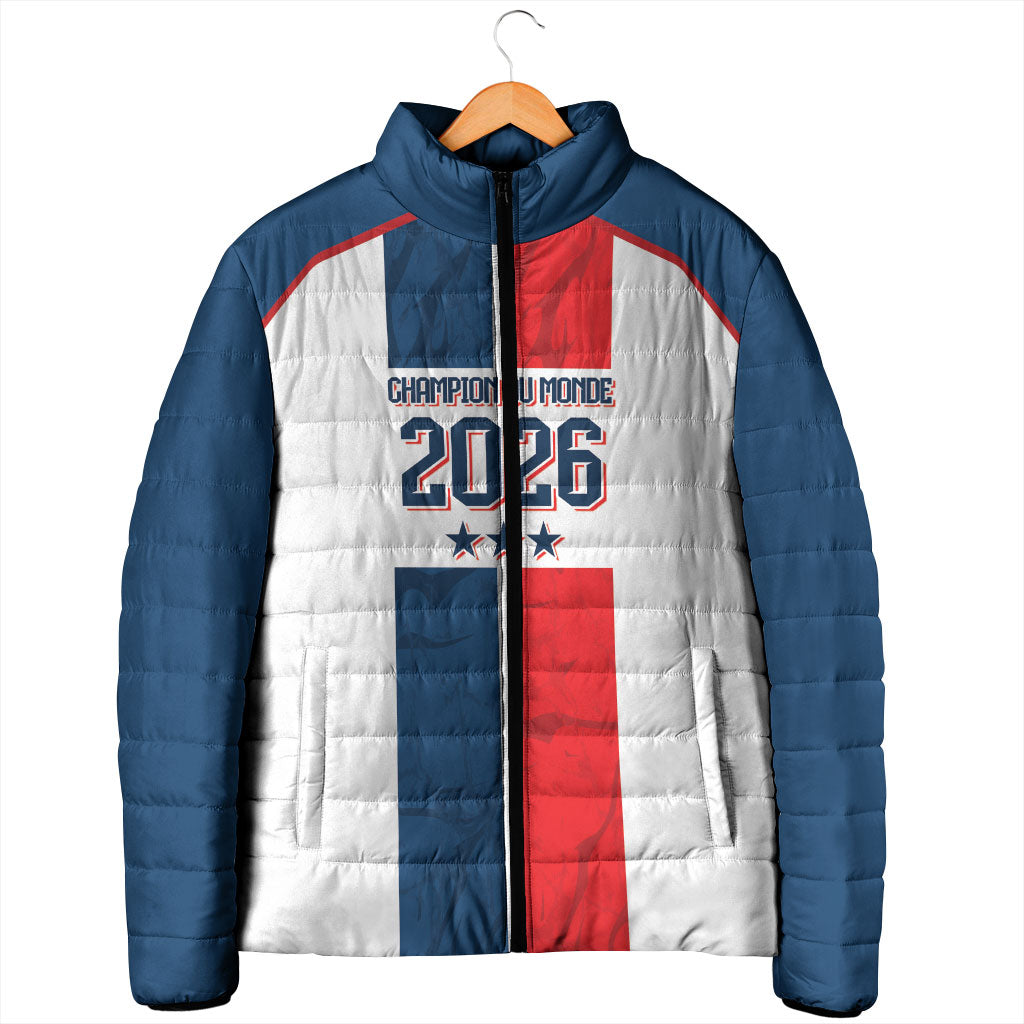 France Champion du Monde 2026 Custom Padded Jacket Allez les Bleus