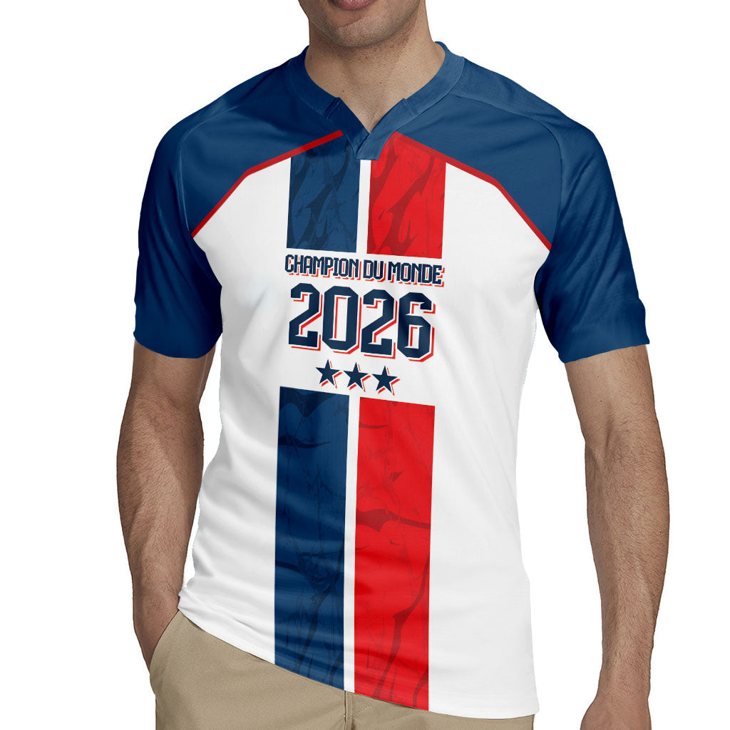 France Champion du Monde 2026 Custom Rugby Jersey Allez les Bleus