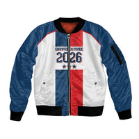 France Champion du Monde 2026 Custom Sleeve Zip Bomber Jacket Allez les Bleus