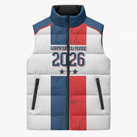 France Champion du Monde 2026 Custom Sleeveless Puffer Jacket Allez les Bleus