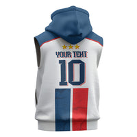 France Champion du Monde 2026 Custom Sleeveless Zip Hoodie Allez les Bleus