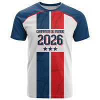 France Champion du Monde 2026 Custom T Shirt Allez les Bleus