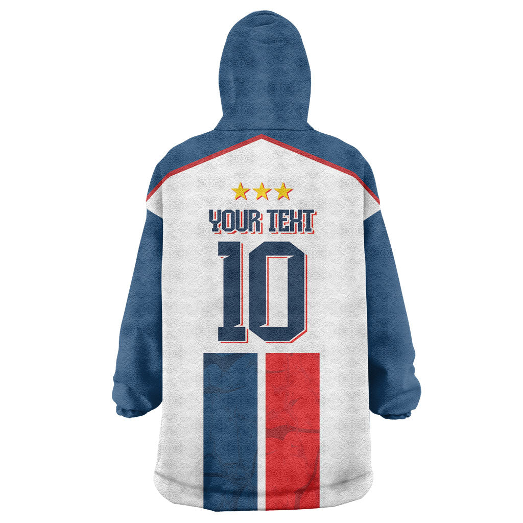France Champion du Monde 2026 Custom Wearable Blanket Hoodie Allez les Bleus