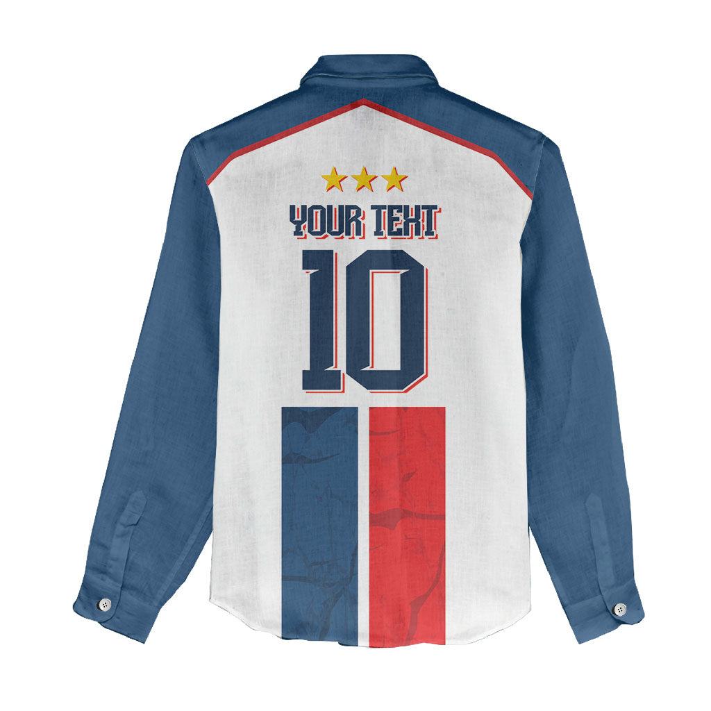 France Champion du Monde 2026 Custom Women Casual Shirt Allez les Bleus