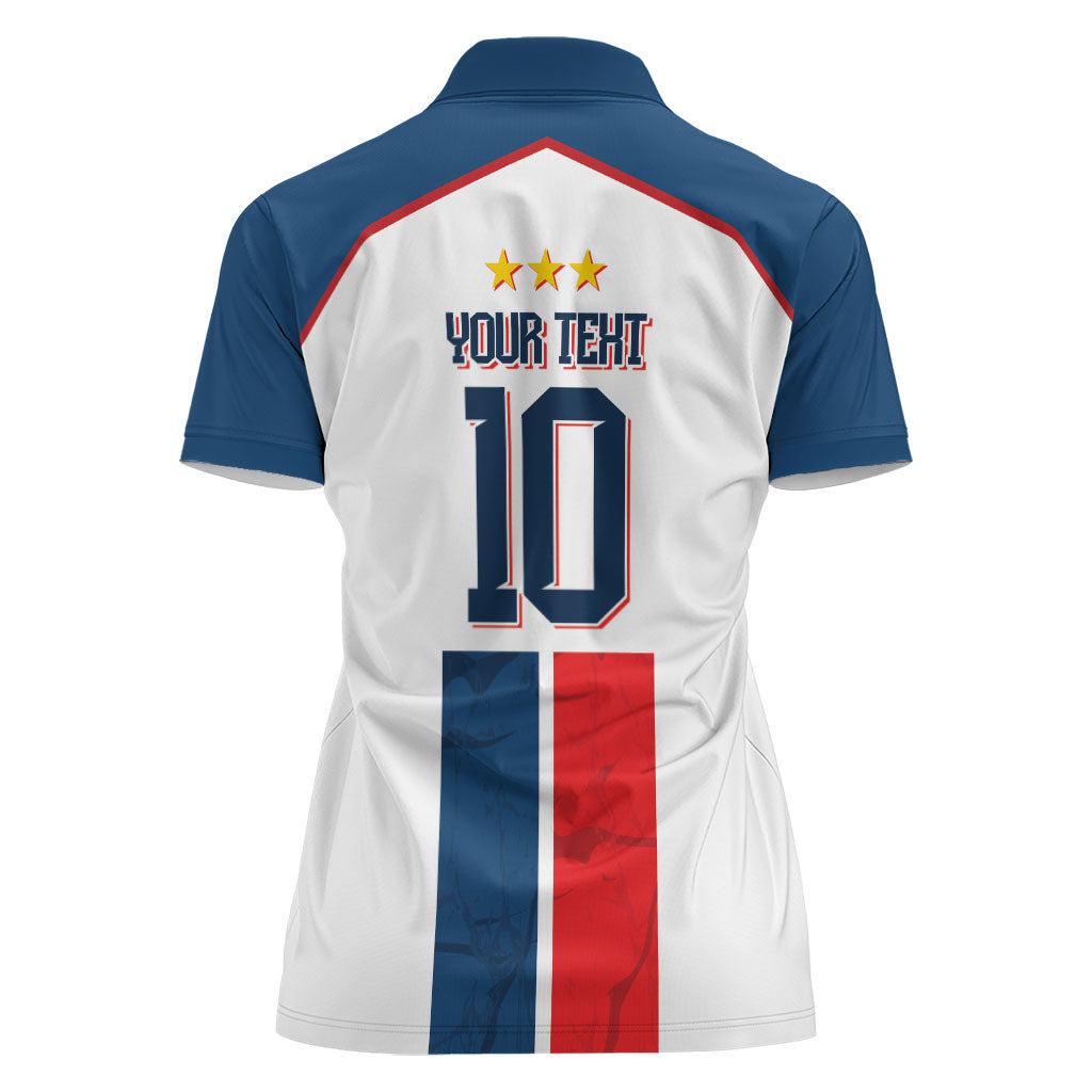 France Champion du Monde 2026 Custom Women Polo Shirt Allez les Bleus