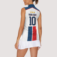 France Champion du Monde 2026 Custom Women Sleeveless Polo Shirt Allez les Bleus