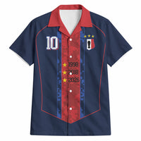 France Champion du Monde 2026 Custom Hawaiian Shirt Les Bleus Third Star Retro Style