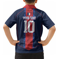 France Champion du Monde 2026 Custom Kid Hawaiian Shirt Les Bleus Third Star Retro Style
