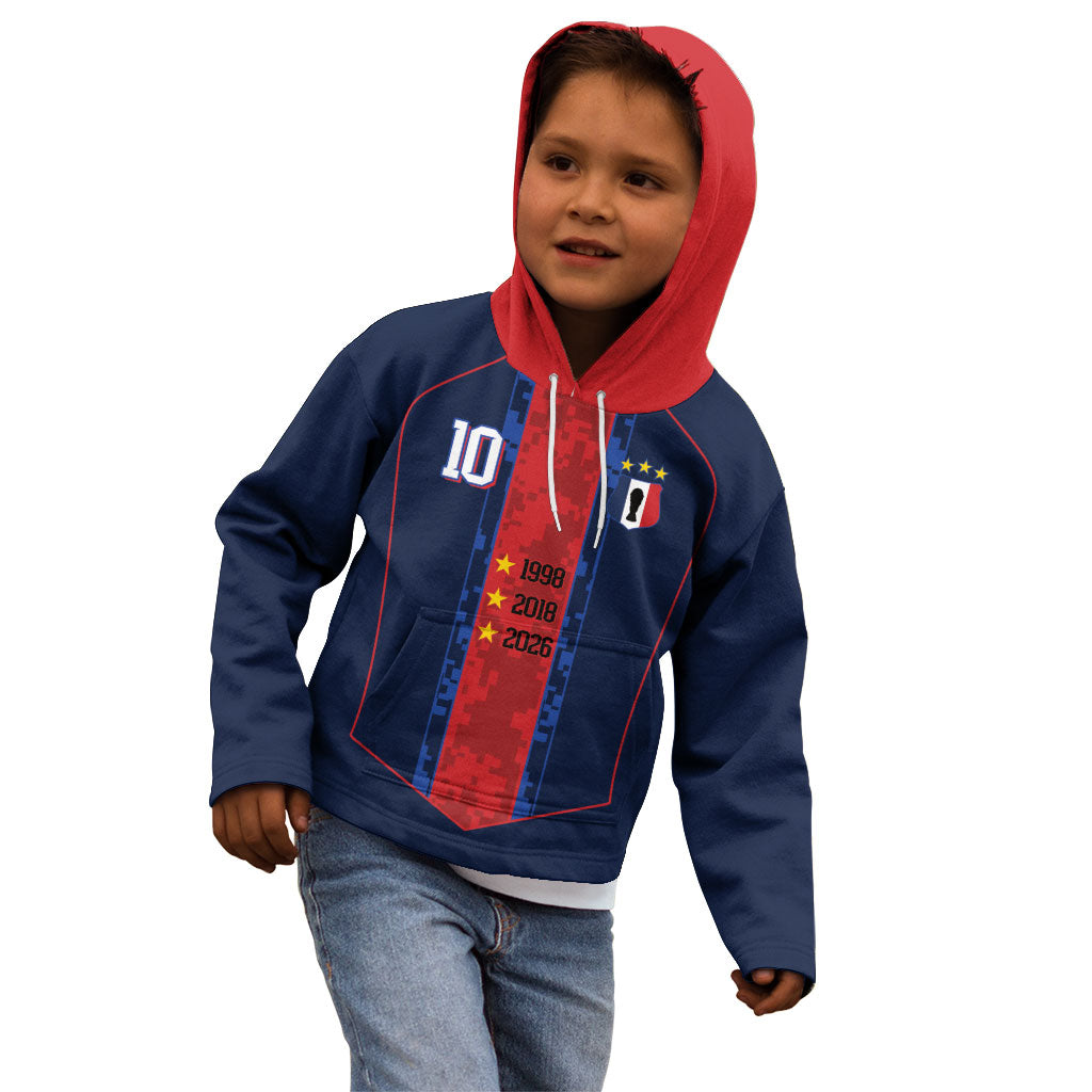 France Champion du Monde 2026 Custom Kid Hoodie Les Bleus Third Star Retro Style
