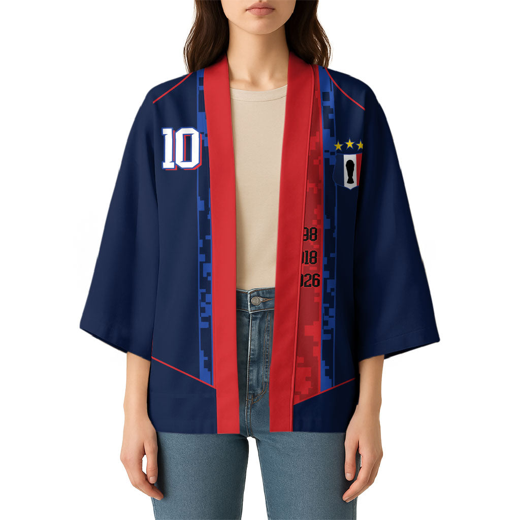 France Champion du Monde 2026 Custom Kimono Les Bleus Third Star Retro Style