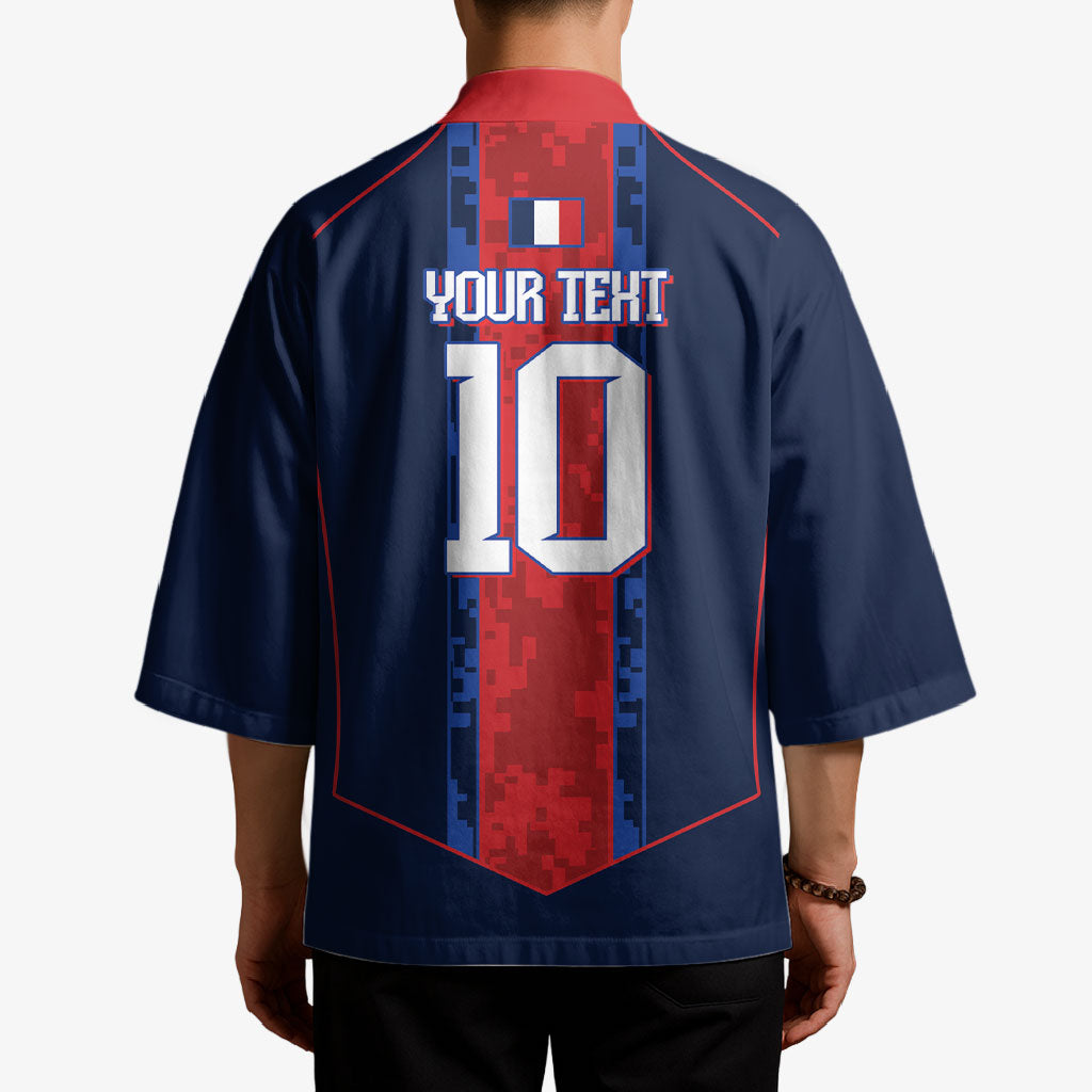 France Champion du Monde 2026 Custom Kimono Les Bleus Third Star Retro Style