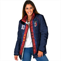 France Champion du Monde 2026 Custom Padded Jacket Les Bleus Third Star Retro Style