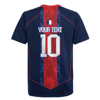 France Champion du Monde 2026 Custom Rugby Jersey Les Bleus Third Star Retro Style