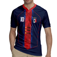 France Champion du Monde 2026 Custom Rugby Jersey Les Bleus Third Star Retro Style