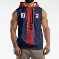 France Champion du Monde 2026 Custom Sleeveless Hoodie Les Bleus Third Star Retro Style