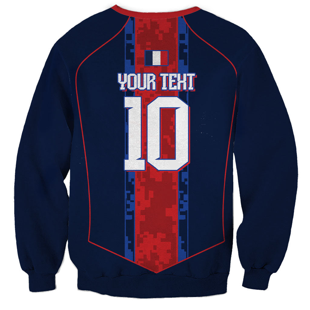 France Champion du Monde 2026 Custom Sweatshirt Les Bleus Third Star Retro Style