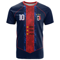France Champion du Monde 2026 Custom T Shirt Les Bleus Third Star Retro Style