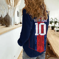 France Champion du Monde 2026 Custom Women Casual Shirt Les Bleus Third Star Retro Style