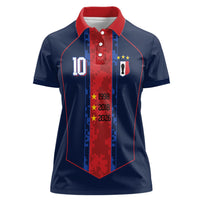 France Champion du Monde 2026 Custom Women Polo Shirt Les Bleus Third Star Retro Style