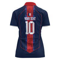 France Champion du Monde 2026 Custom Women Polo Shirt Les Bleus Third Star Retro Style