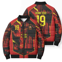 Spain Campeon del Mundo 2026 Custom Bomber Puffer Jacket Espana Second Star Retro Style