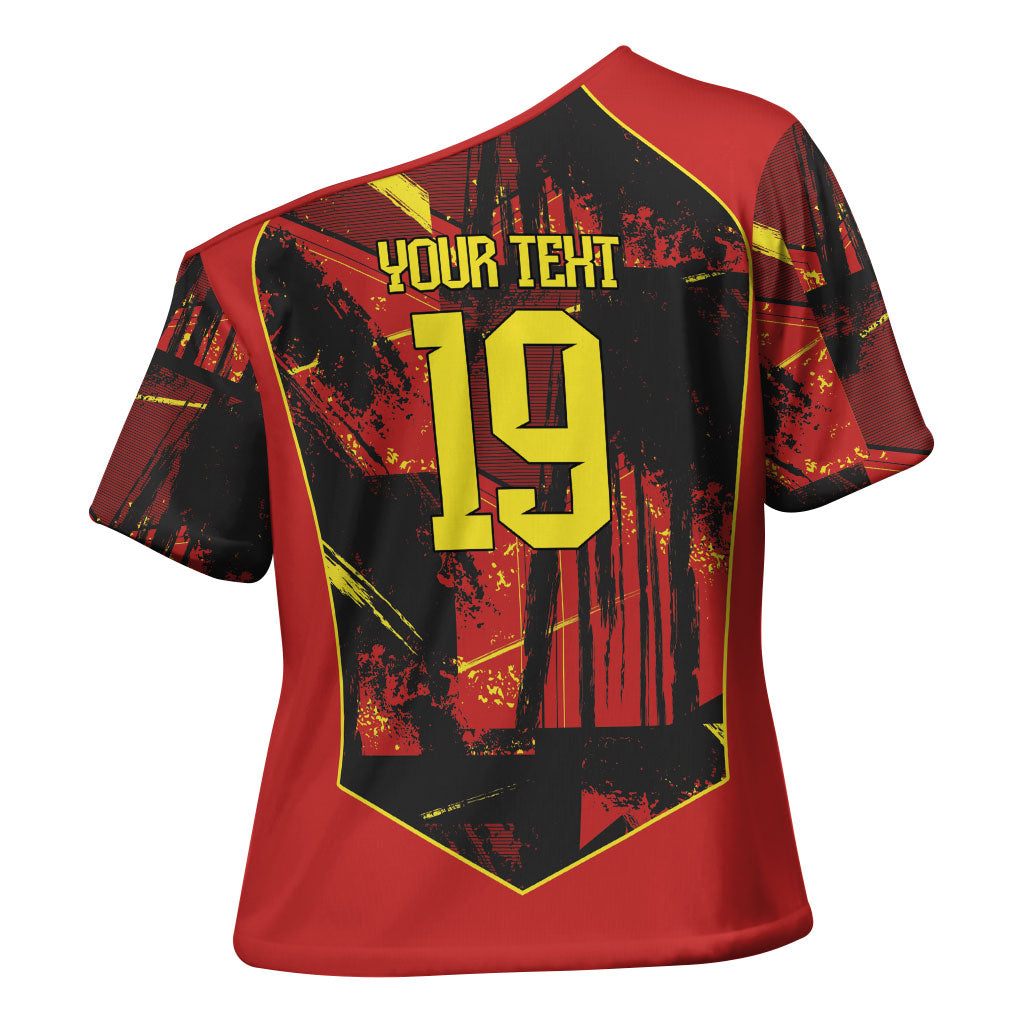 Spain Campeon del Mundo 2026 Custom Cross Shoulder Shirt Espana Second Star Retro Style