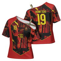 Spain Campeon del Mundo 2026 Custom Cross Shoulder Shirt Espana Second Star Retro Style