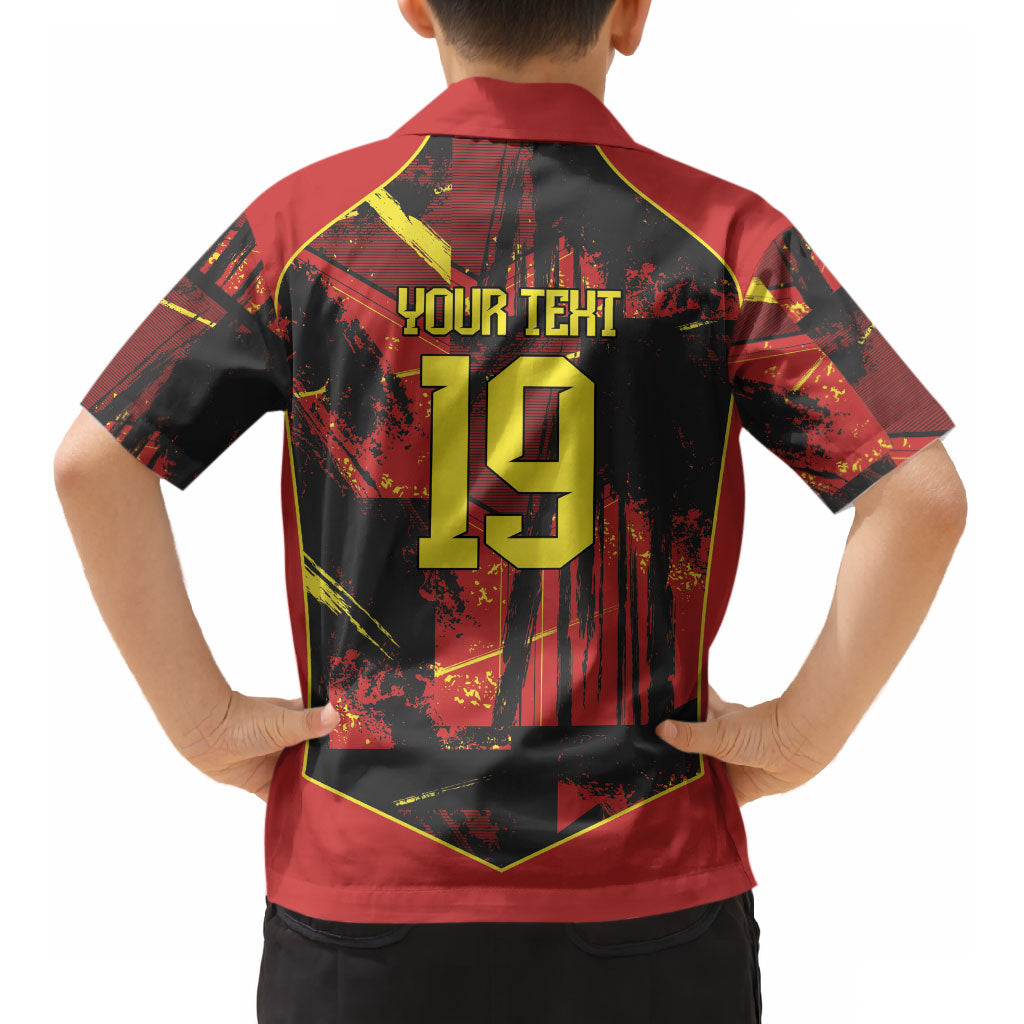Spain Campeon del Mundo 2026 Custom Kid Hawaiian Shirt Espana Second Star Retro Style