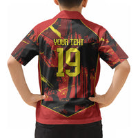 Spain Campeon del Mundo 2026 Custom Kid Hawaiian Shirt Espana Second Star Retro Style