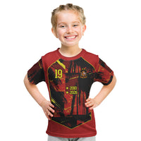 Spain Campeon del Mundo 2026 Custom Kid T Shirt Espana Second Star Retro Style
