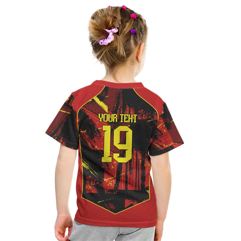 Spain Campeon del Mundo 2026 Custom Kid T Shirt Espana Second Star Retro Style