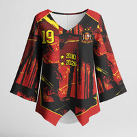 Spain Campeon del Mundo 2026 Custom Kimono Sleeve Blouse Espana Second Star Retro Style