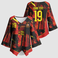 Spain Campeon del Mundo 2026 Custom Kimono Sleeve Blouse Espana Second Star Retro Style