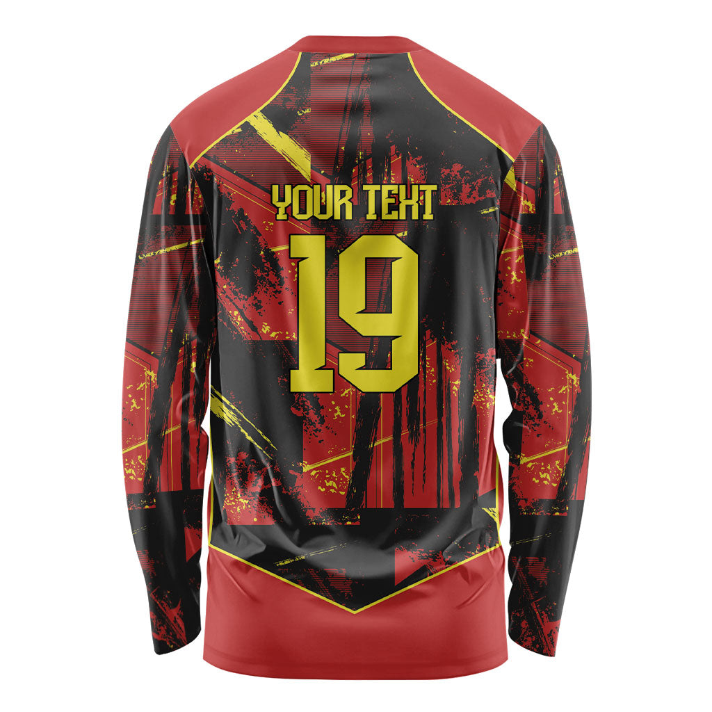 Spain Campeon del Mundo 2026 Custom Long Sleeve Shirt Espana Second Star Retro Style