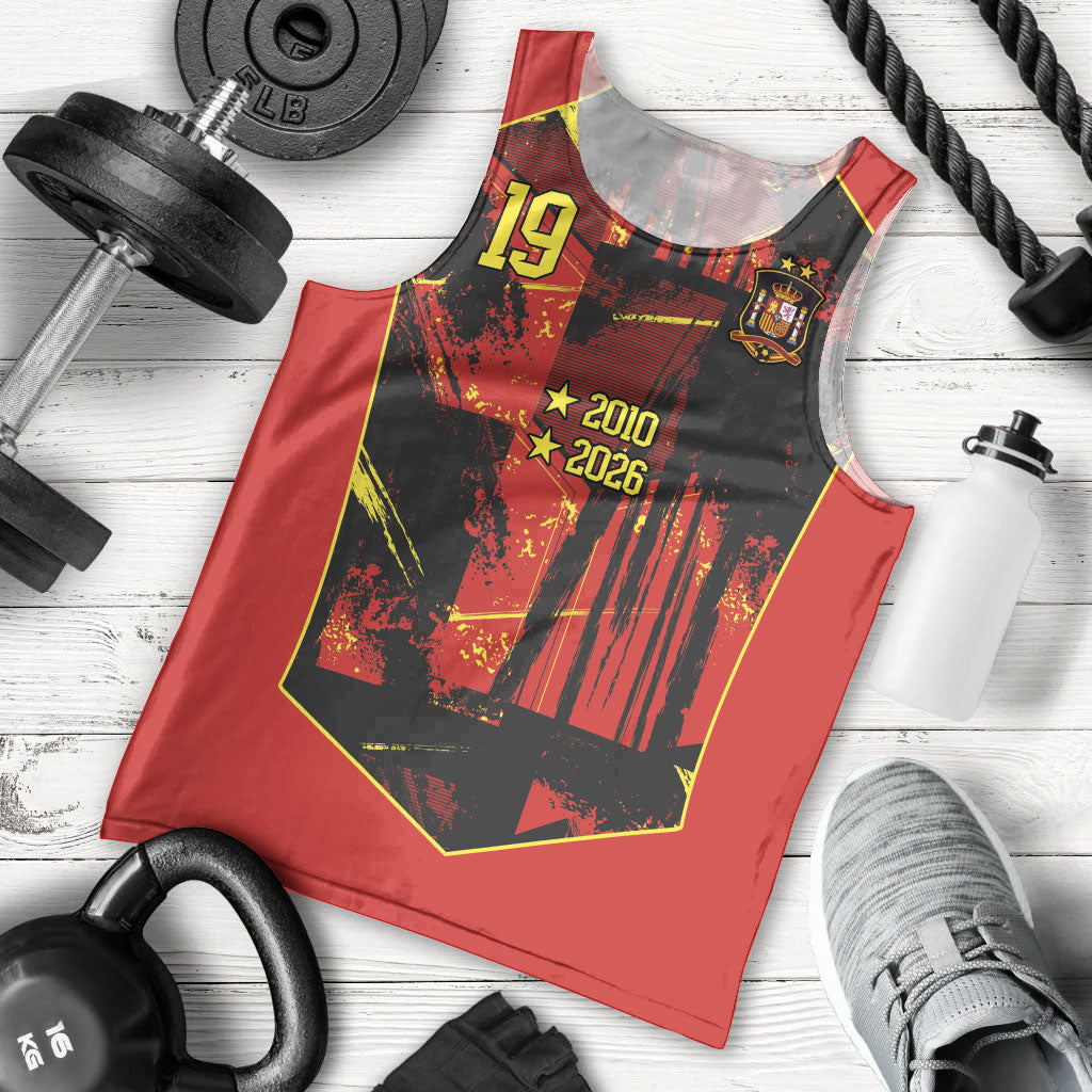 Spain Campeon del Mundo 2026 Custom Men Tank Top Espana Second Star Retro Style