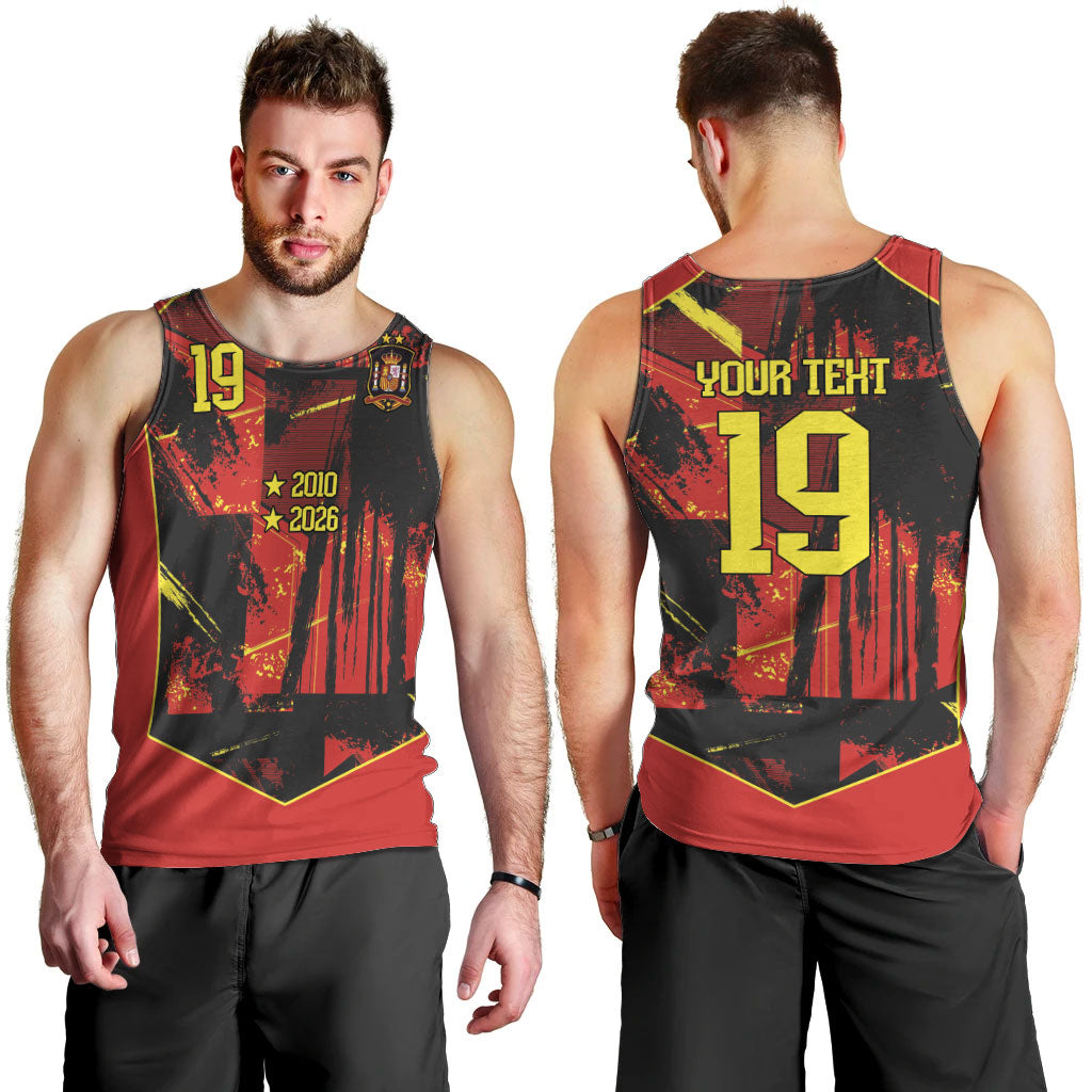 Spain Campeon del Mundo 2026 Custom Men Tank Top Espana Second Star Retro Style