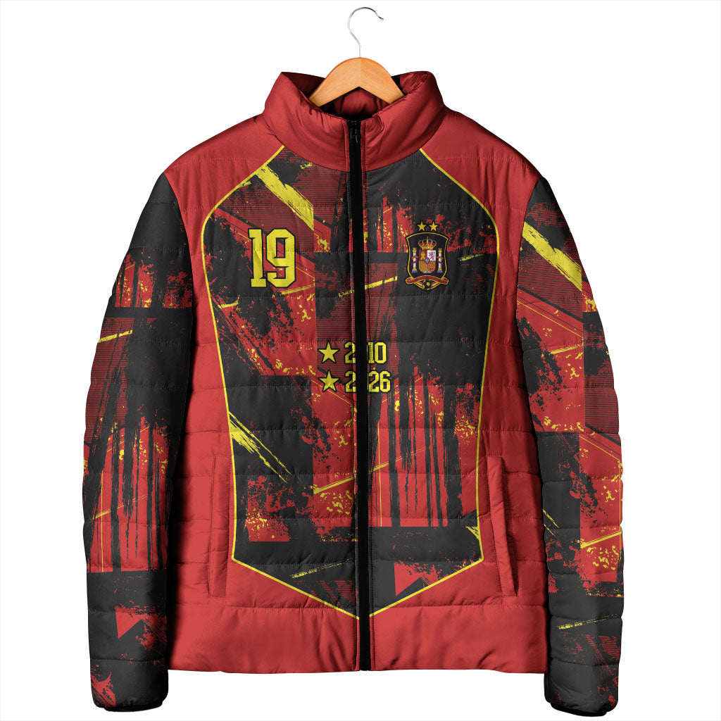 Spain Campeon del Mundo 2026 Custom Padded Jacket Espana Second Star Retro Style
