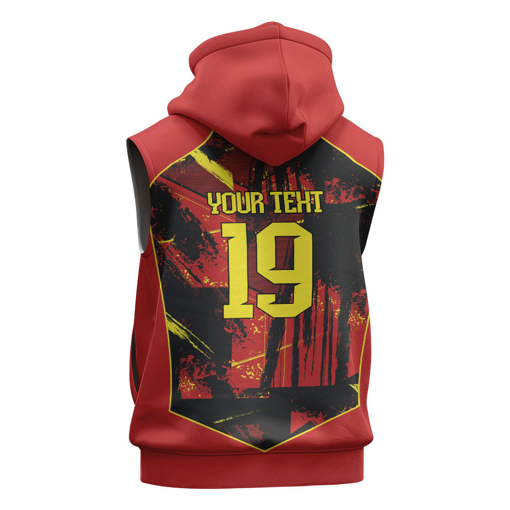 Spain Campeon del Mundo 2026 Custom Sleeveless Hoodie Espana Second Star Retro Style