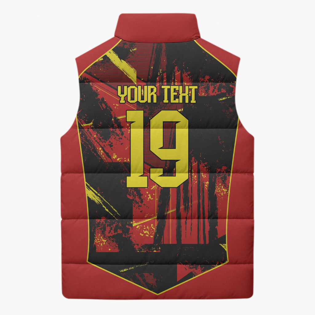 Spain Campeon del Mundo 2026 Custom Sleeveless Puffer Jacket Espana Second Star Retro Style
