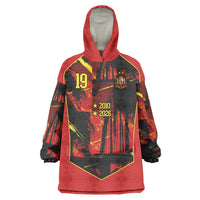 Spain Campeon del Mundo 2026 Custom Wearable Blanket Hoodie Espana Second Star Retro Style
