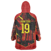 Spain Campeon del Mundo 2026 Custom Wearable Blanket Hoodie Espana Second Star Retro Style