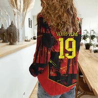Spain Campeon del Mundo 2026 Custom Women Casual Shirt Espana Second Star Retro Style
