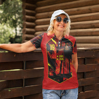 Spain Campeon del Mundo 2026 Custom Women Polo Shirt Espana Second Star Retro Style